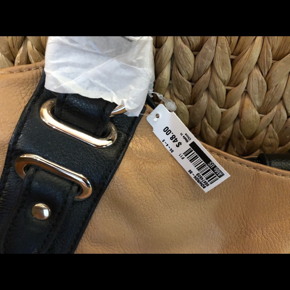 Black and Tan Aldo handbag - Picture 3 of 4